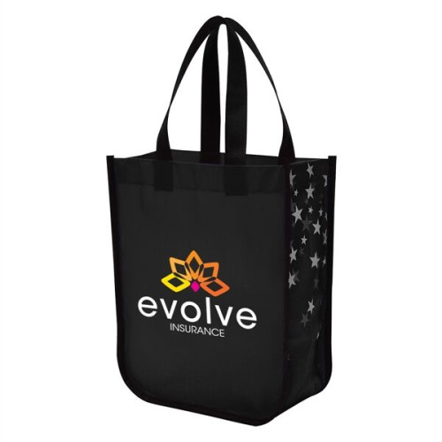 Star Struck Laminated Non-Woven Tote Bag