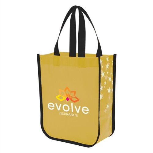 Star Struck Laminated Non-Woven Tote Bag