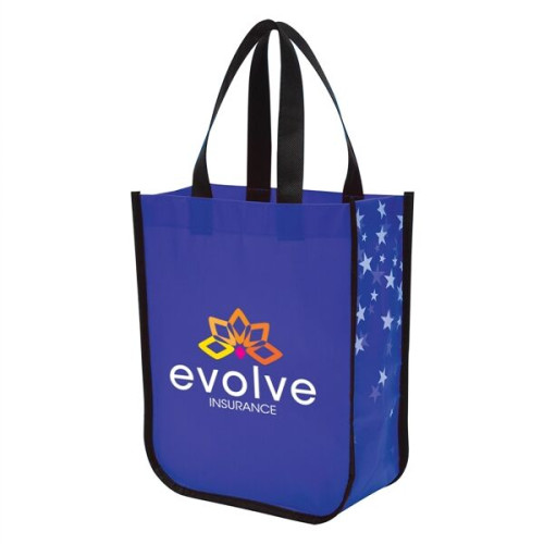 Star Struck Laminated Non-Woven Tote Bag