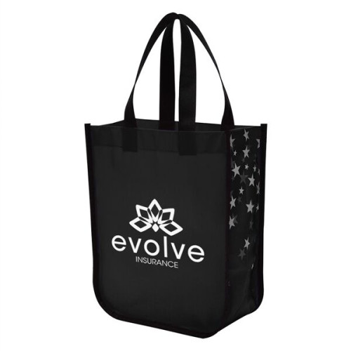 Star Struck Laminated Non-Woven Tote Bag