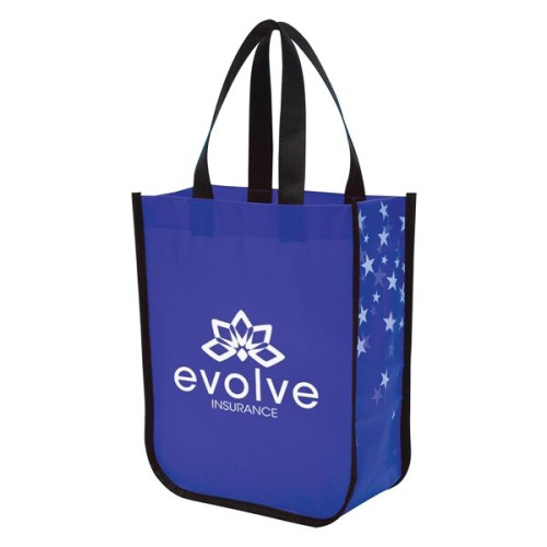 Star Struck Laminated Non-Woven Tote Bag