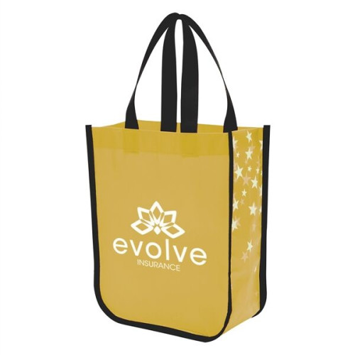 Star Struck Laminated Non-Woven Tote Bag