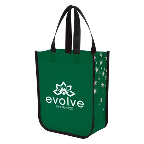 Star Struck Laminated Non-Woven Tote Bag