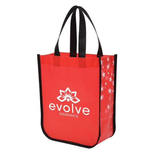 Star Struck Laminated Non-Woven Tote Bag