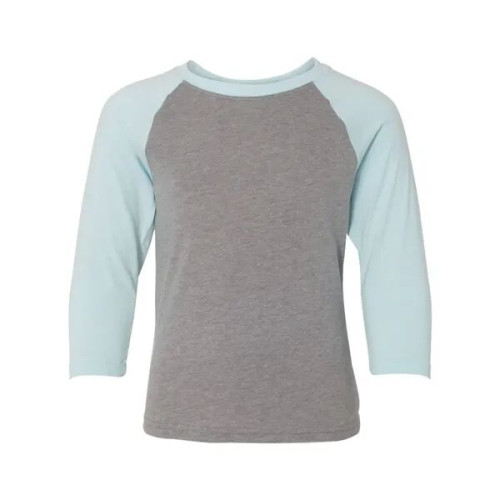 Next Level Youth CVC Three-Quarter Sleeve Raglan T-Shirt