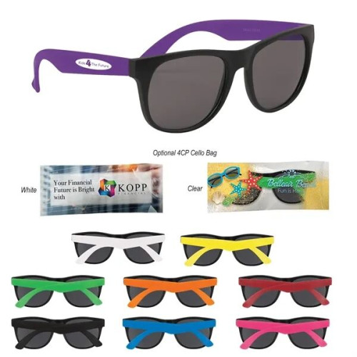 Youth Rubberized Sunglasses