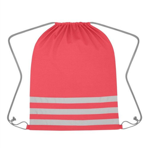 Reflective Safety Drawstring Bag