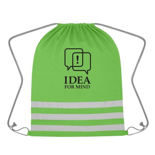 Reflective Safety Drawstring Bag