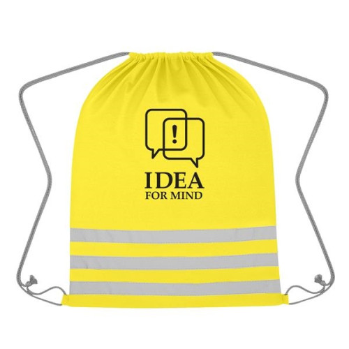 Reflective Safety Drawstring Bag