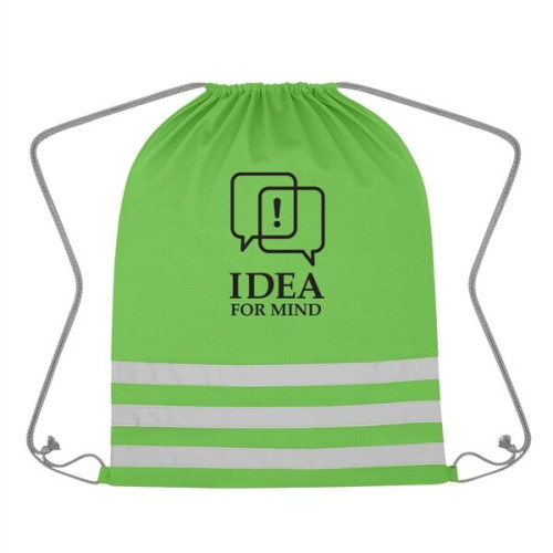 Reflective Safety Drawstring Bag