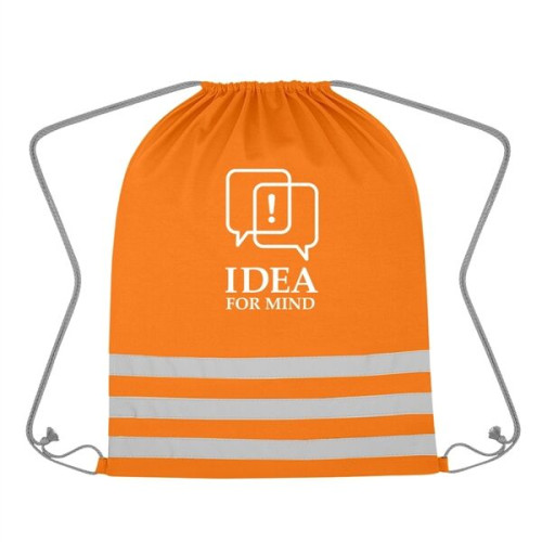 Reflective Safety Drawstring Bag