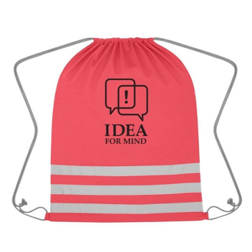 Reflective Safety Drawstring Bag