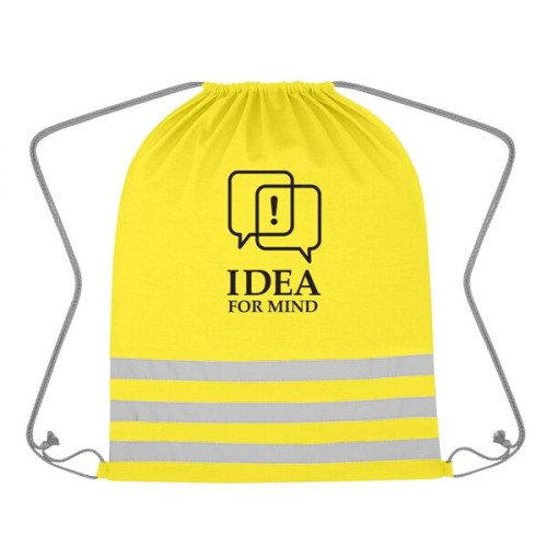 Reflective Safety Drawstring Bag