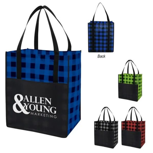 Northwoods Laminated Non-Woven Tote Bag