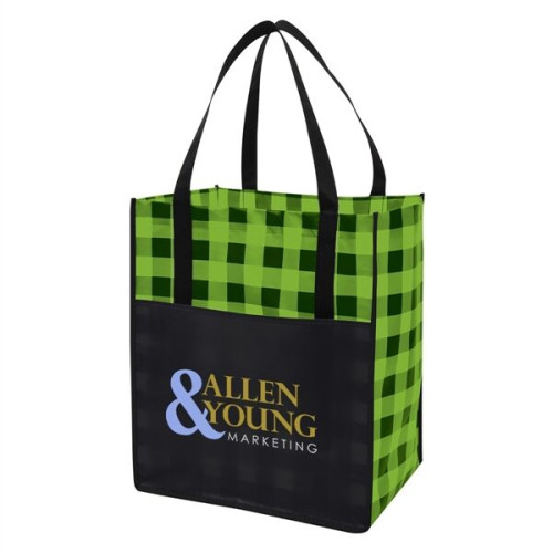 Northwoods Laminated Non-Woven Recycled Tote Bag