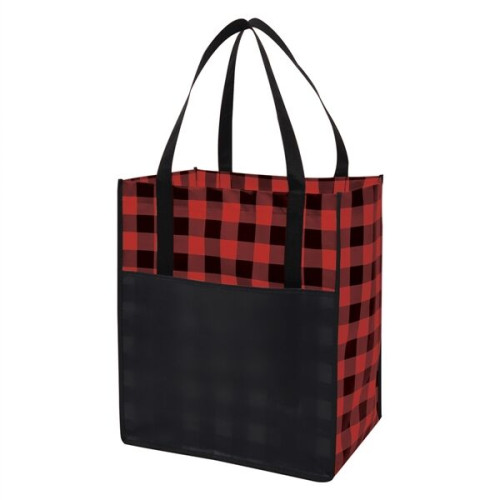 Northwoods Laminated Non-Woven Recycled Tote Bag