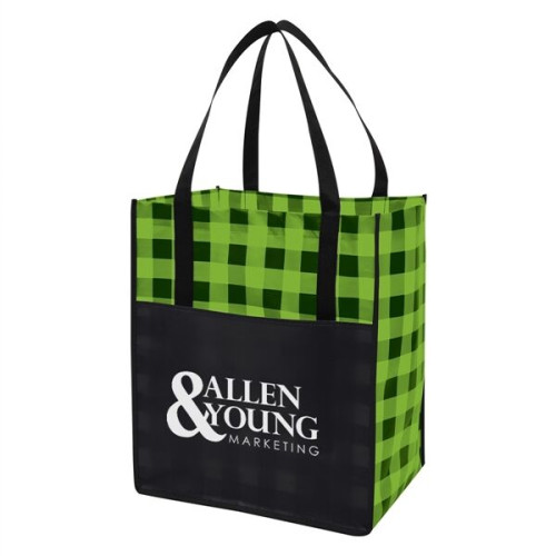 Northwoods Laminated Non-Woven Recycled Tote Bag