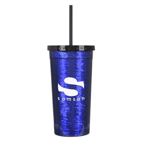 24 Oz. Sequin Tumbler