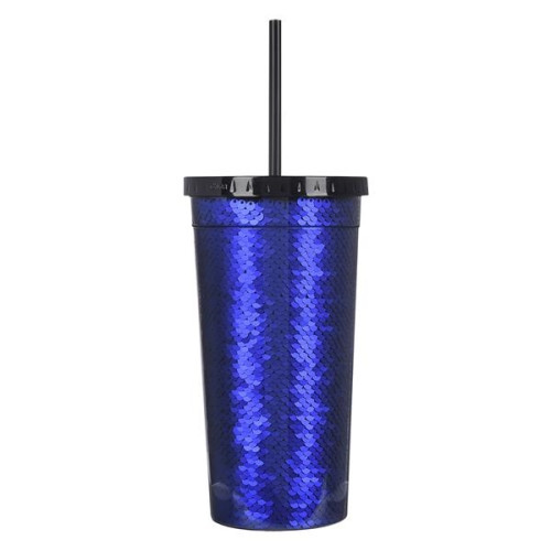 24 Oz. Sequin Tumbler