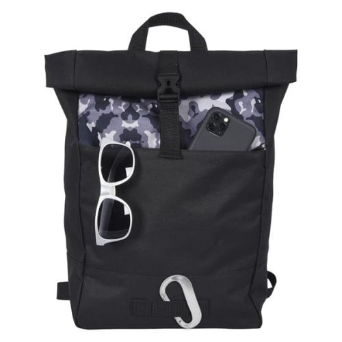 Camo Roll-Top Backpack