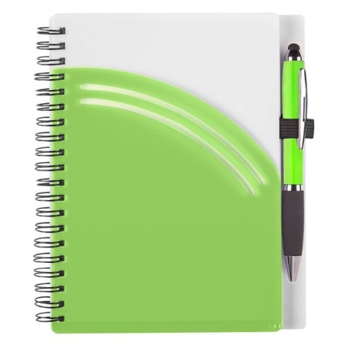 Rainbow Spiral Notebook With Pen