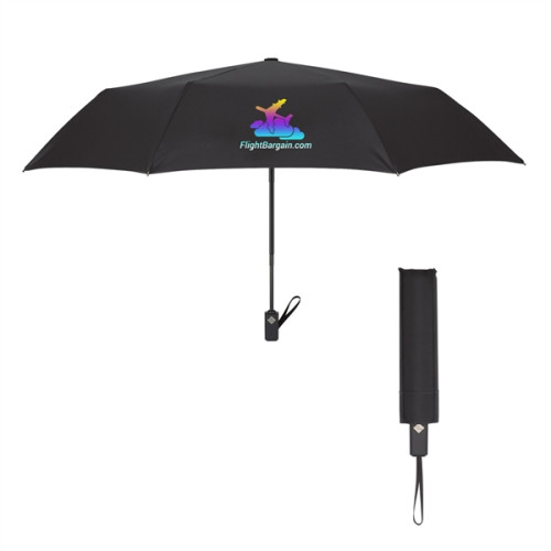 44" ARC STERLING AUTOMATIC TELESCOPIC UMBRELLA