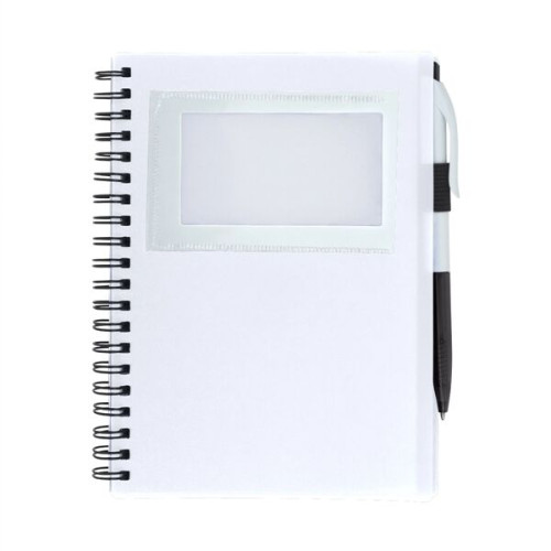 Spiral Notebook With ID Window