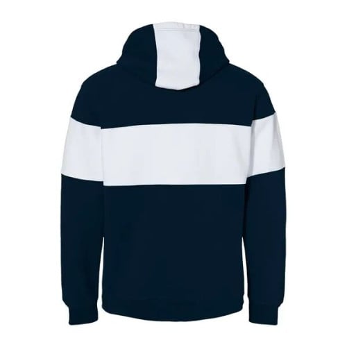 J. America Men's Varsity Fleece Colorblocked Hooded Sweat...