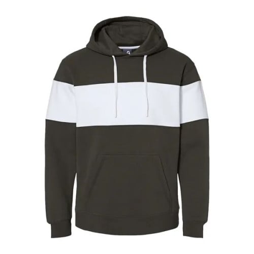 J. America Men's Varsity Fleece Colorblocked Hooded Sweat...