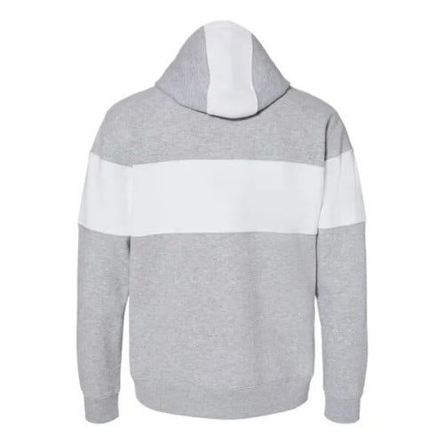 J. America Men's Varsity Fleece Colorblocked Hooded Sweat...