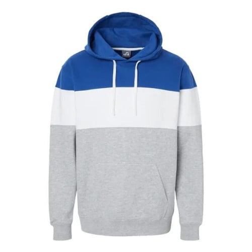 J. America Men's Varsity Fleece Colorblocked Hooded Sweat...