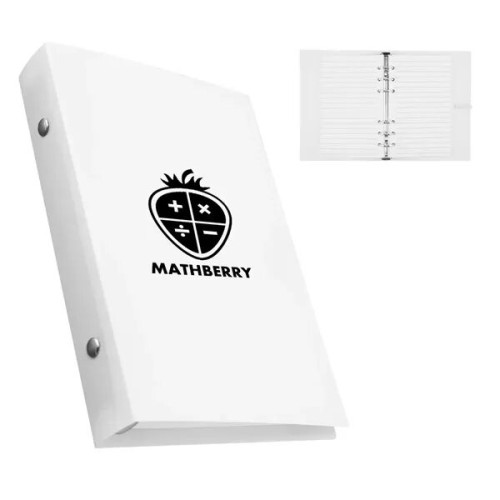 Frosted Recycled Refillable Notebook
