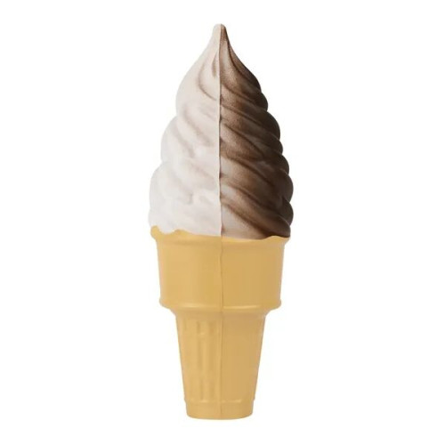 Soft Serve Ice Cream Cone Shape Stress Ball