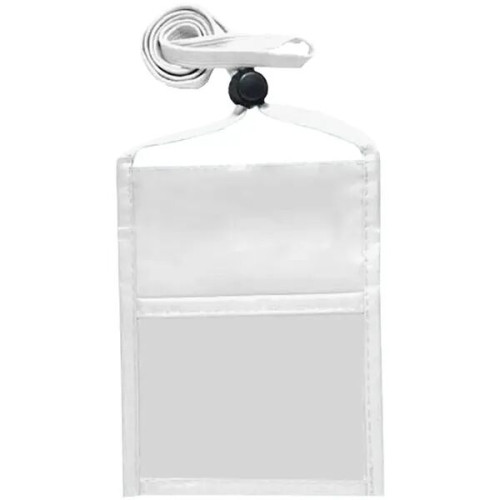 Economy Single Pocket Wallet with Lanyard