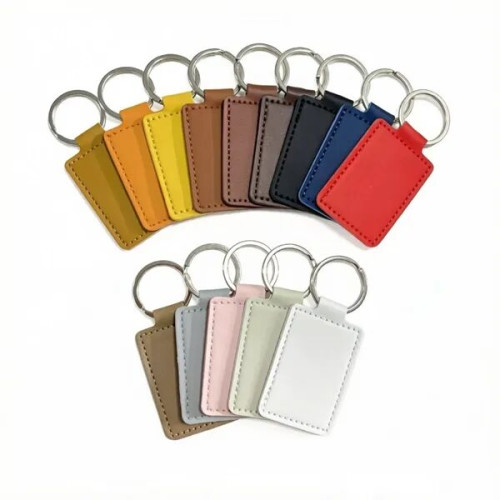 Blank Leather Keychain