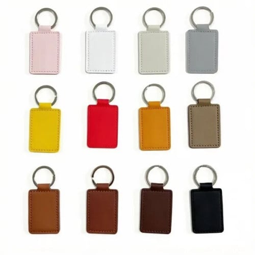 Blank Leather Keychain