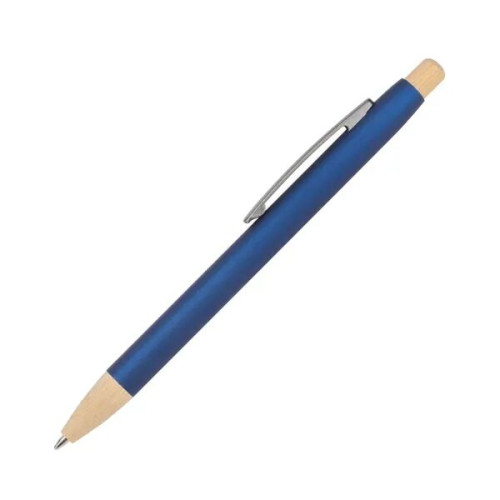 Charon Aluminum Ballpoint Pen w/Bamboo Clicker & Tip