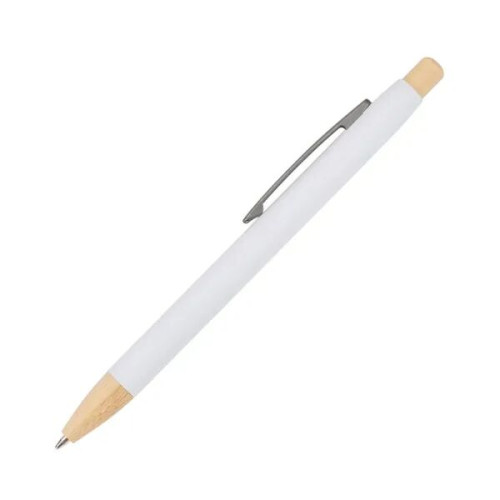 Charon Aluminum Ballpoint Pen w/Bamboo Clicker & Tip