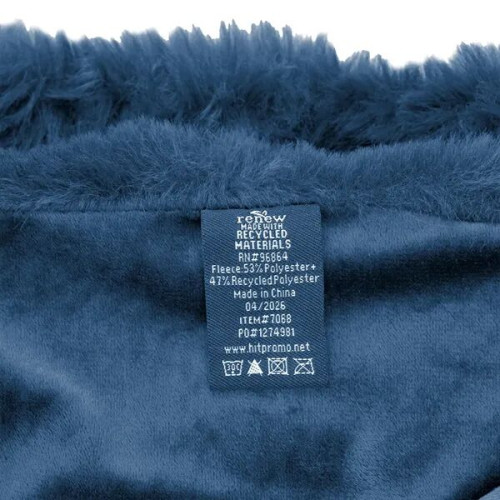Faux Fur rPET Bubble Blanket