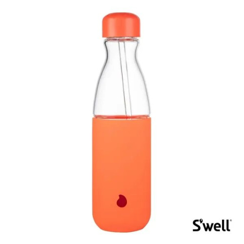 Swell® Glass Original Bottle w/Straw - 18oz