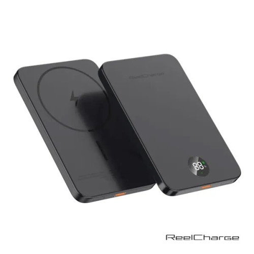 ReelCharge Semi Solid State Aluminum Power Bank - 5K