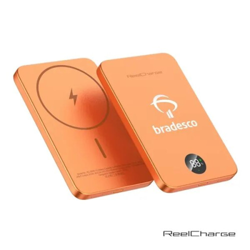 ReelCharge Semi Solid State Aluminum Power Bank - 5K