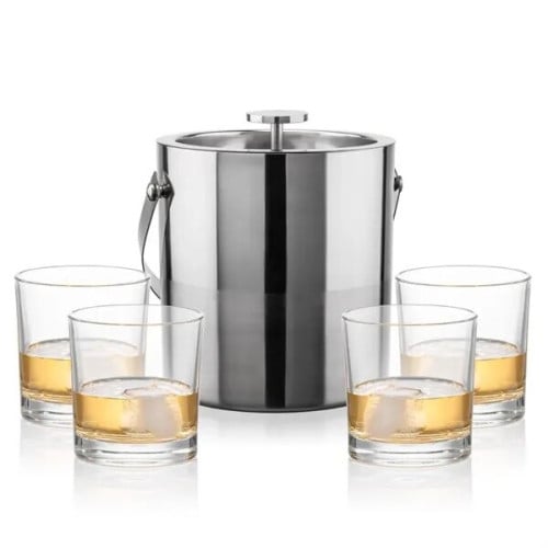 Catania Ice Bucket & Whitlock On-the-Rocks Set