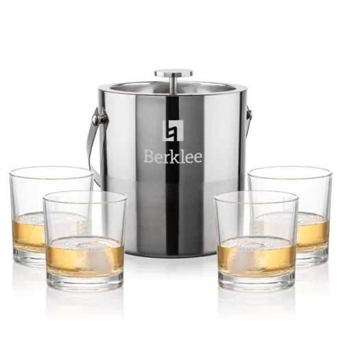 Catania Ice Bucket & Whitlock On-the-Rocks Set