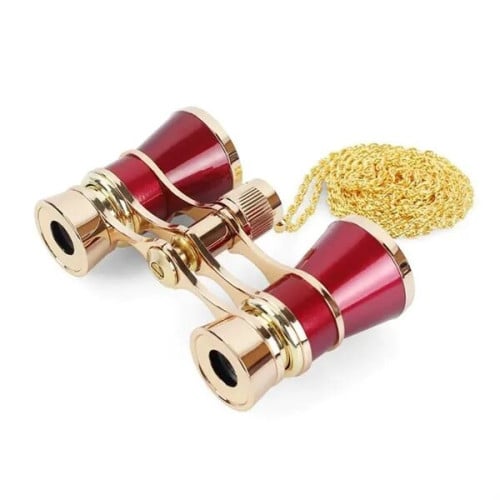 HD Binoculars with Metal Chain Lanyard 
