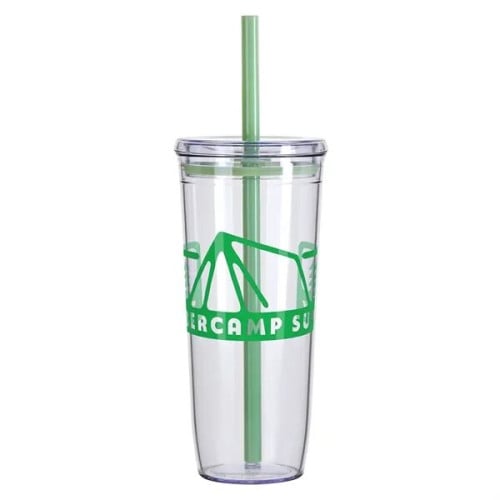 Norris 20 oz Recycled Acrylic Straw Tumbler