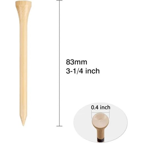 Natural Wooden Golf Tees 