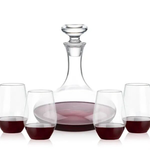 Elliston Decanter & Vale Stemless Wine Set