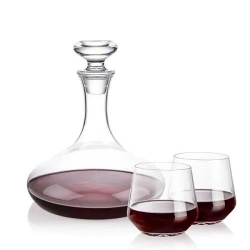 Elliston Decanter & Sturgis Stemless Wine Set