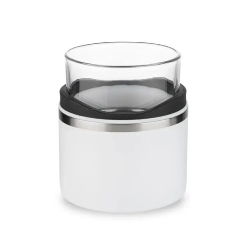 Mattinson Whiskey Glass w/SS Insulating Holder - 10oz